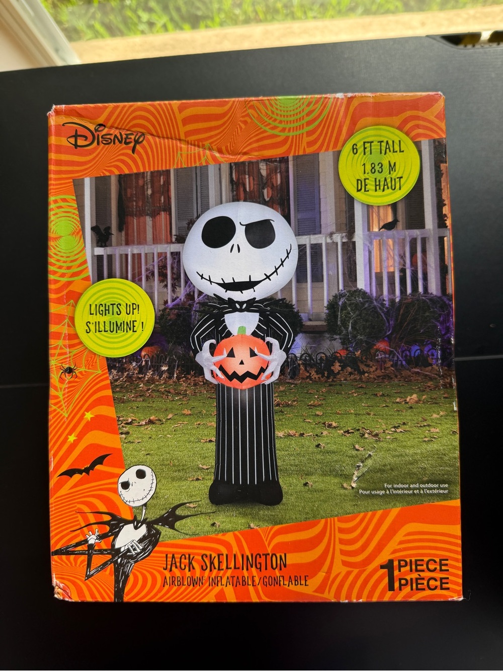Gemmy Nightmare Before Christmas Jack Skellington 6ft Halloween Inflatable